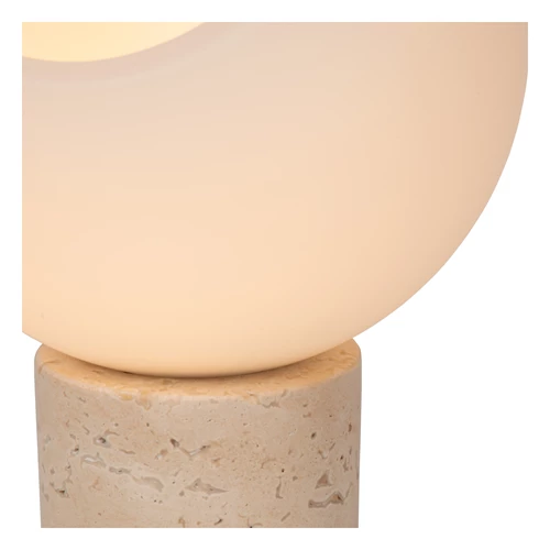 Lucide DAVIN - Tafellamp - 1xE27 - Opaal - detail 1